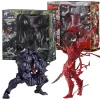 kf S48fdaccd1a3e45108ca0a48bd2164f65B AMAZING YAMAGUCHI Carnage Venom KAIYODO Spider Man Legends Action Figure Joint Movable Change Face Statue Model - Amazing Yamaguchi UK Store