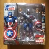 kf S74455713eebe4233b2ce0383828ff488j In Stock KAIYODO Marvel Captain America Revoltech AMAZING YAMAGUCHI 16cm Anime Collection Figures Model Toys Steve - Amazing Yamaguchi UK Store